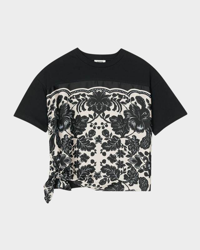 Perry Mixed-Media T-Shirt